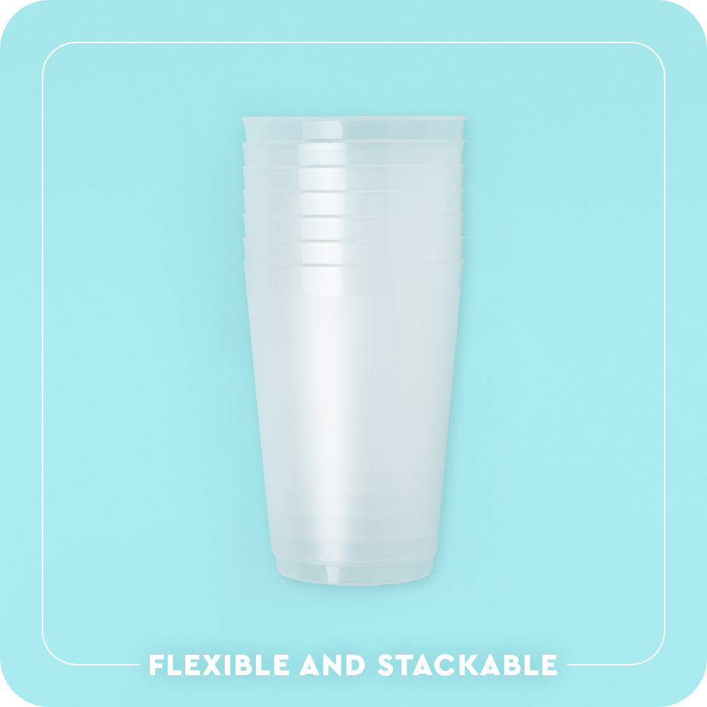 Tailgates in Clemson Frost Flex Cup 20oz (Set of 8)
