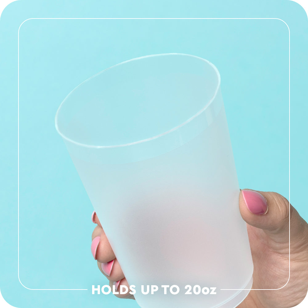 Tailgates in Clemson Frost Flex Cup 20oz (Set of 8)