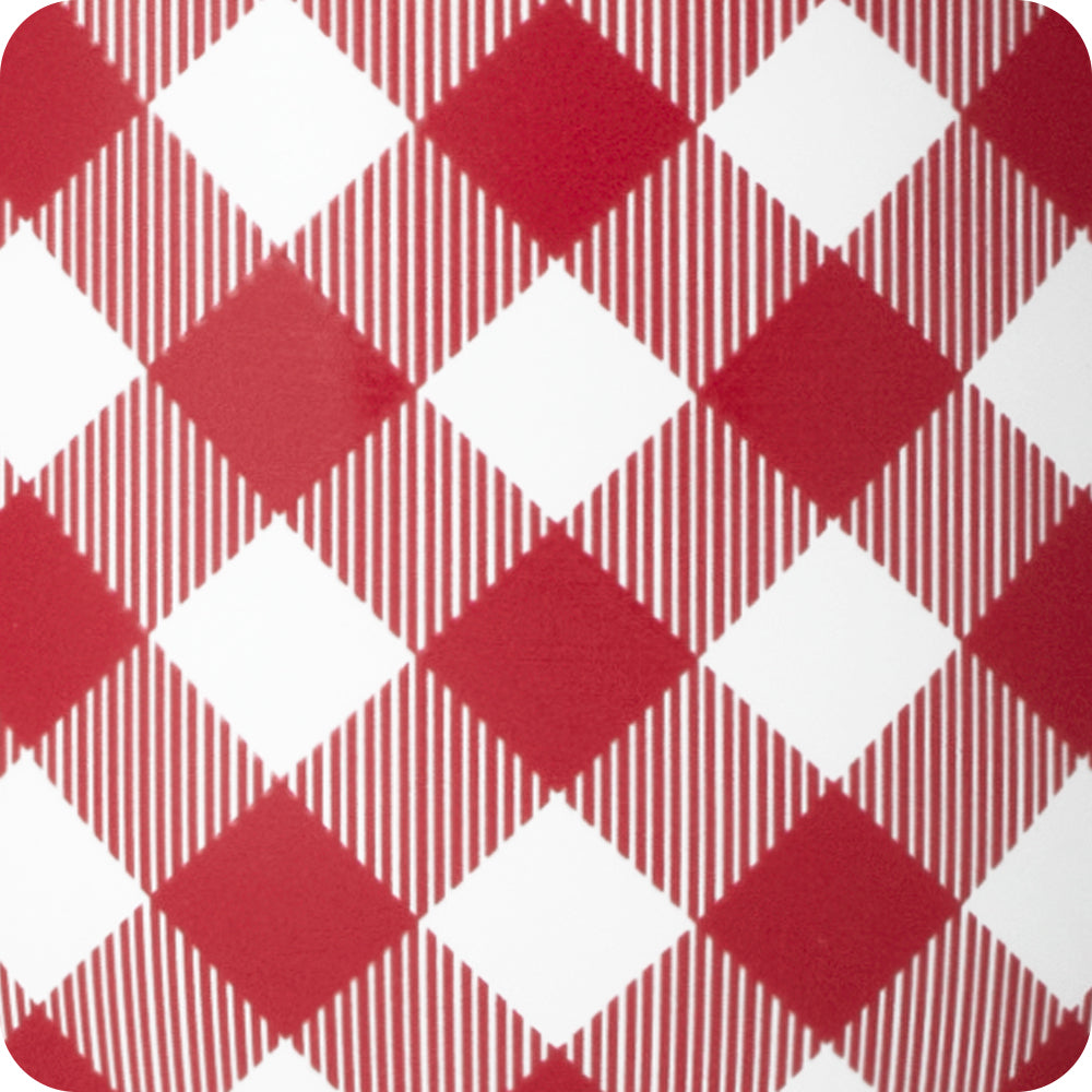 Gameday Gingham Crimson Party Cup 24oz