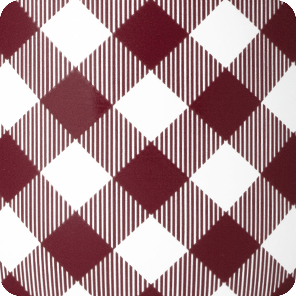 Gameday Gingham Maroon Party Cup 24oz