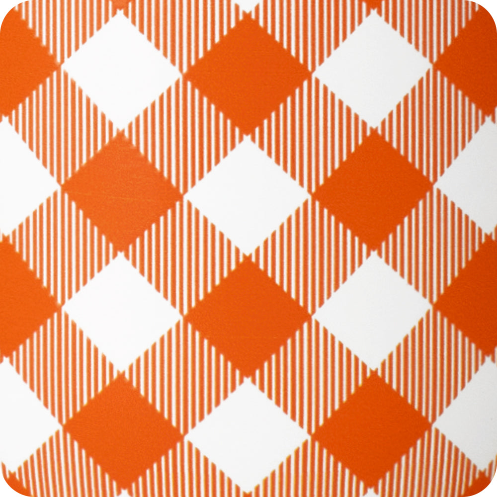 Gameday Gingham Orange Mega Mug 30oz