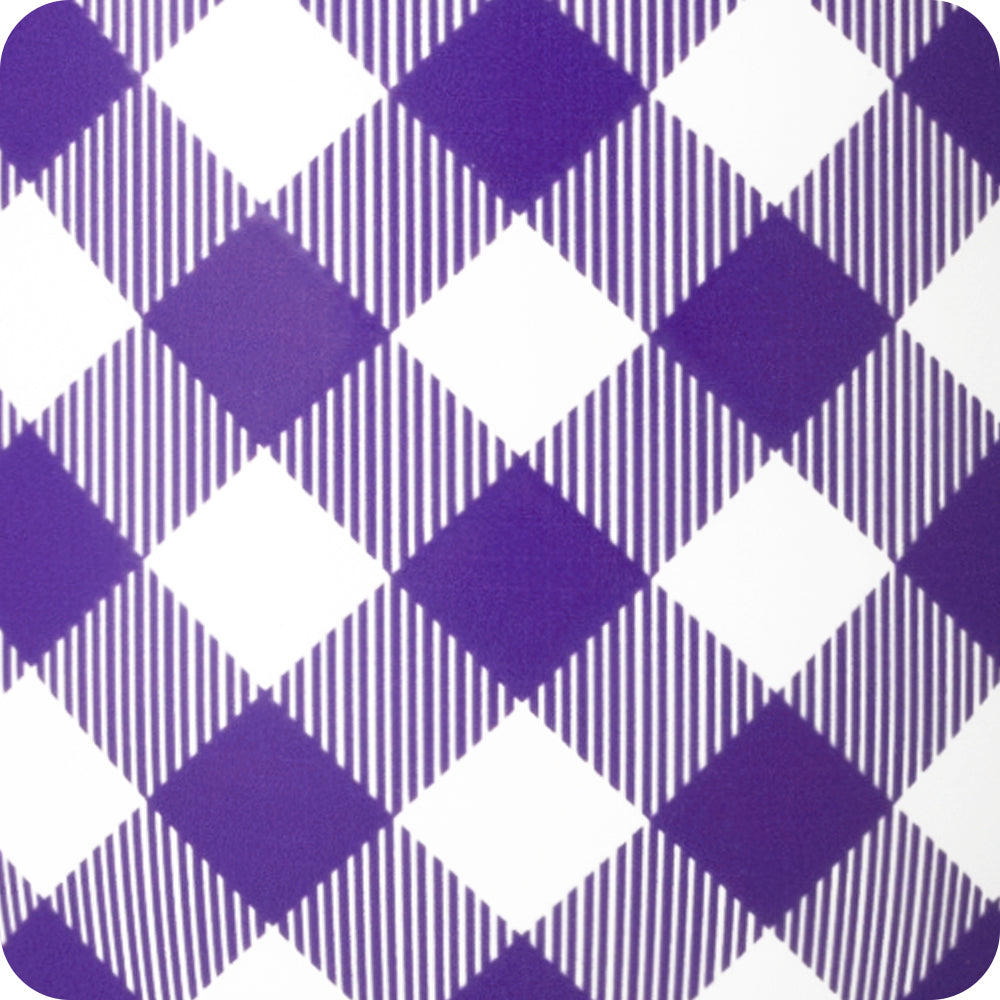 Gameday Gingham Purple + Yellow Party Cup 24oz