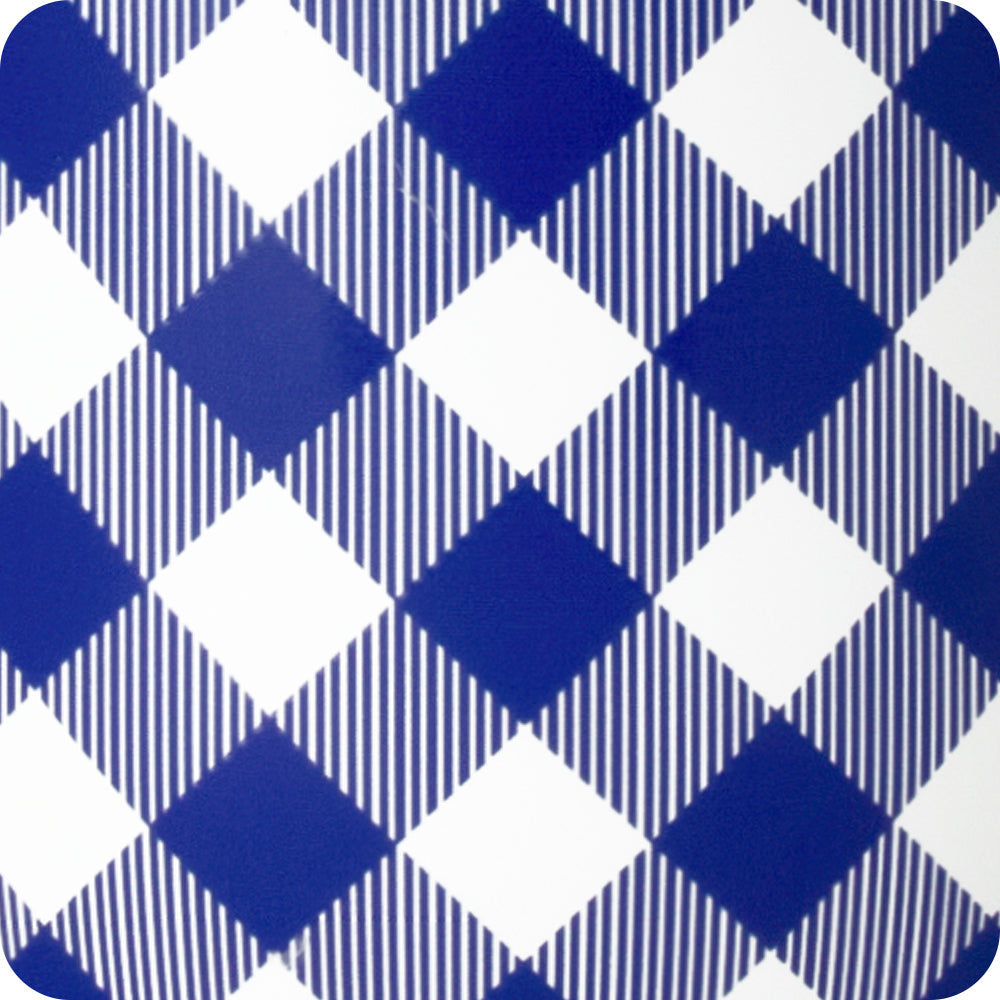 Gameday Gingham Royal Party Cup 24oz