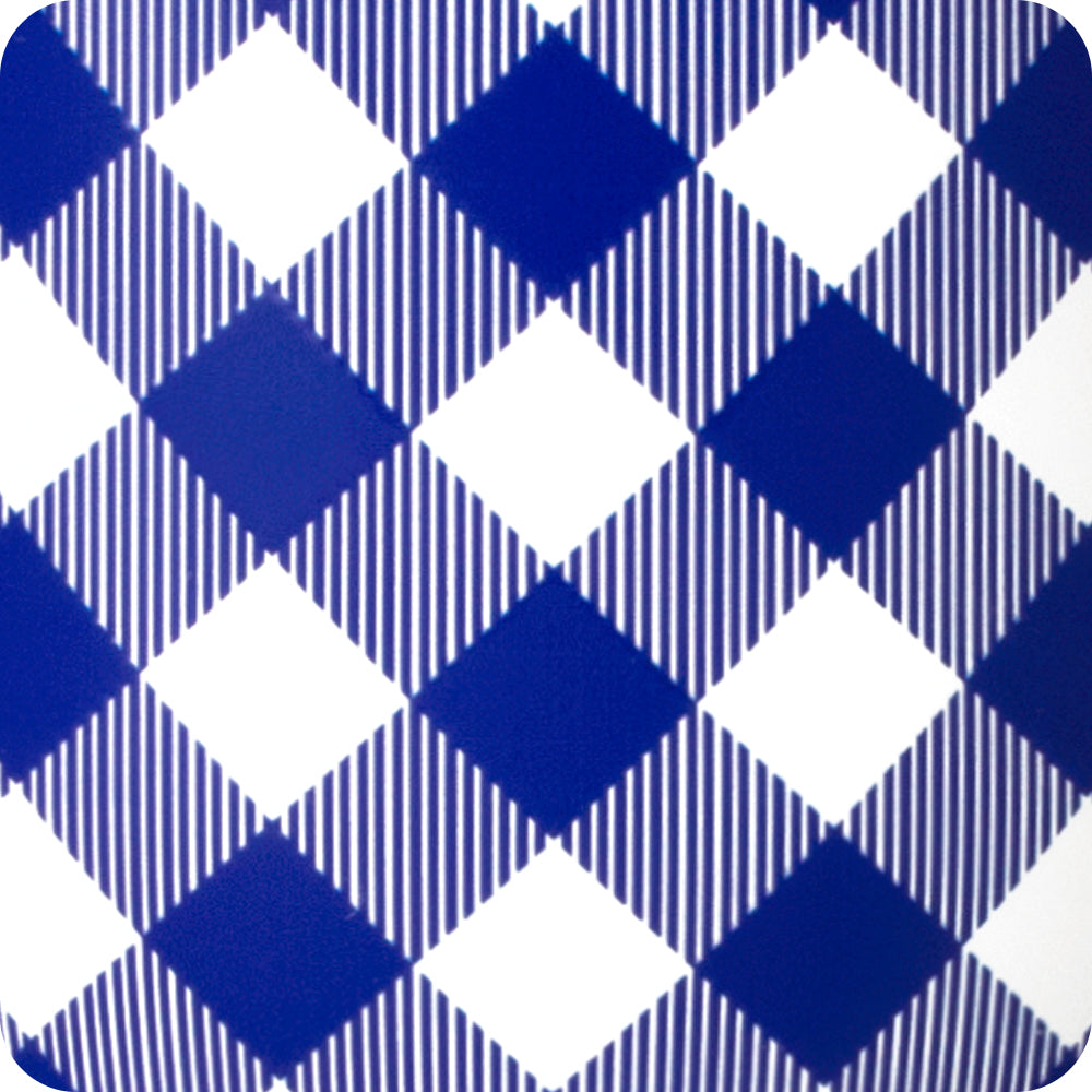 Gameday Gingham Royal + Red Mega Mug 30oz