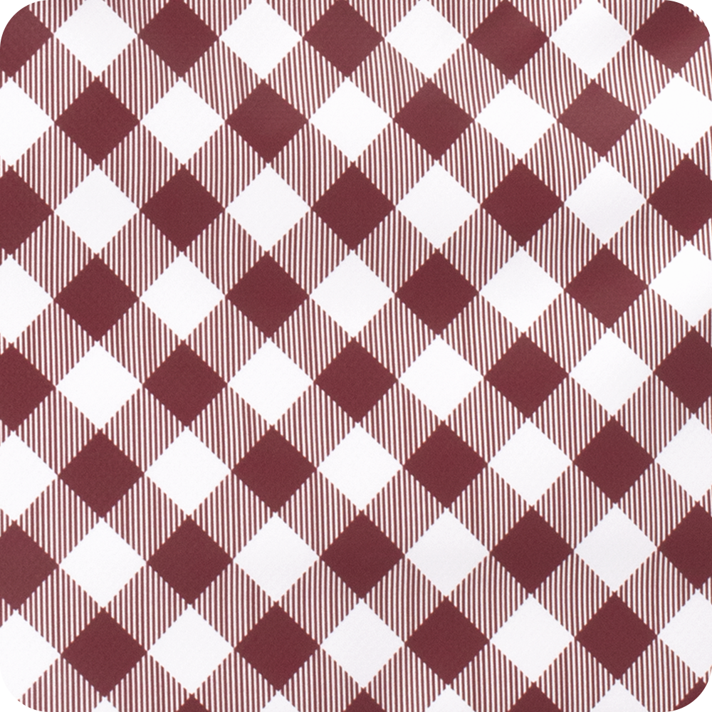 Gameday Gingham Maroon Loopi Tote Bag