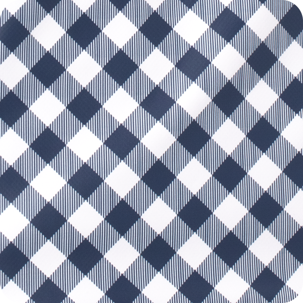 Gameday Gingham Navy + Orange Lunchi Lunch Bag