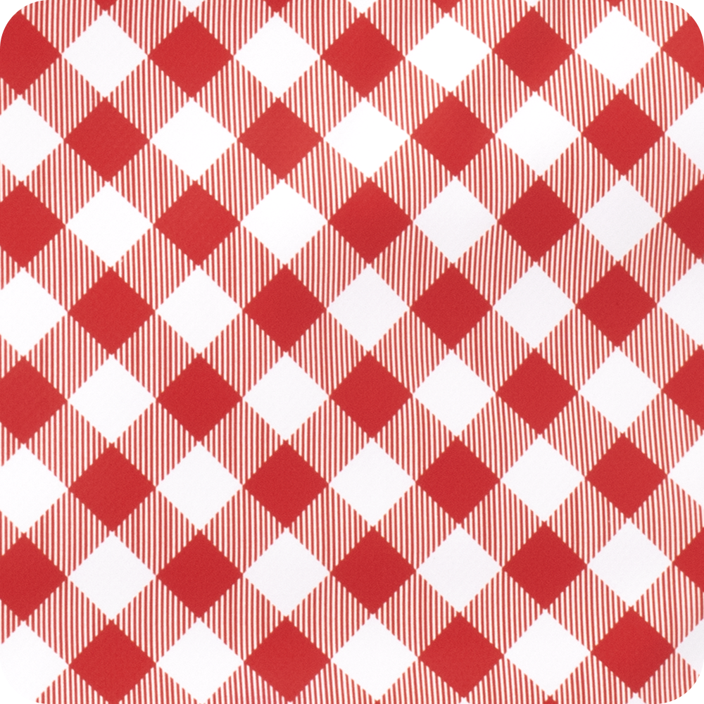 Gameday Gingham Red + Black Lunchi Lunch Bag