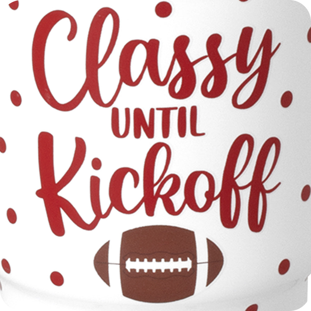 Classy 'Til Kickoff Crimson Swig Shot 2oz