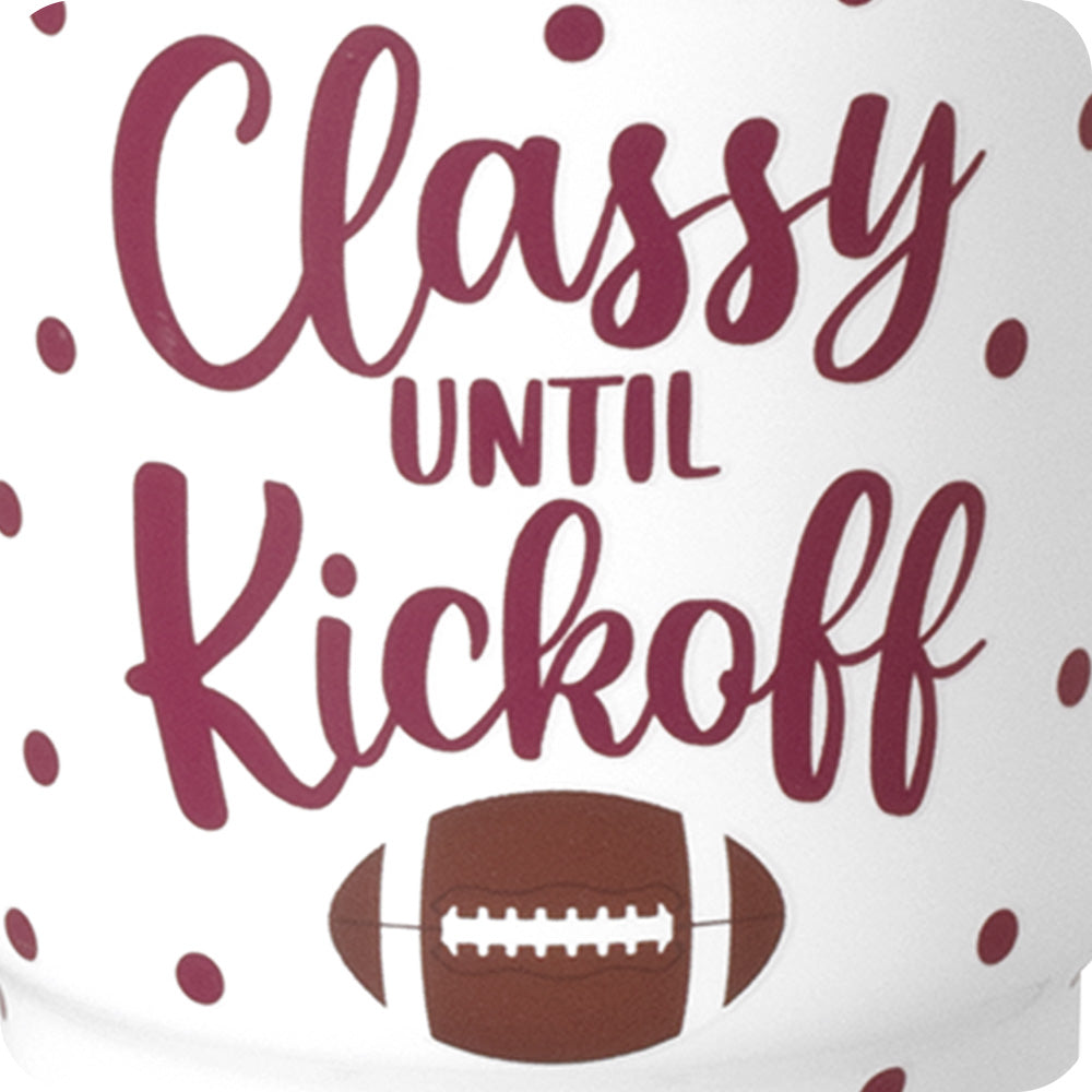 Classy 'Til Kickoff Maroon Swig Shot 2oz