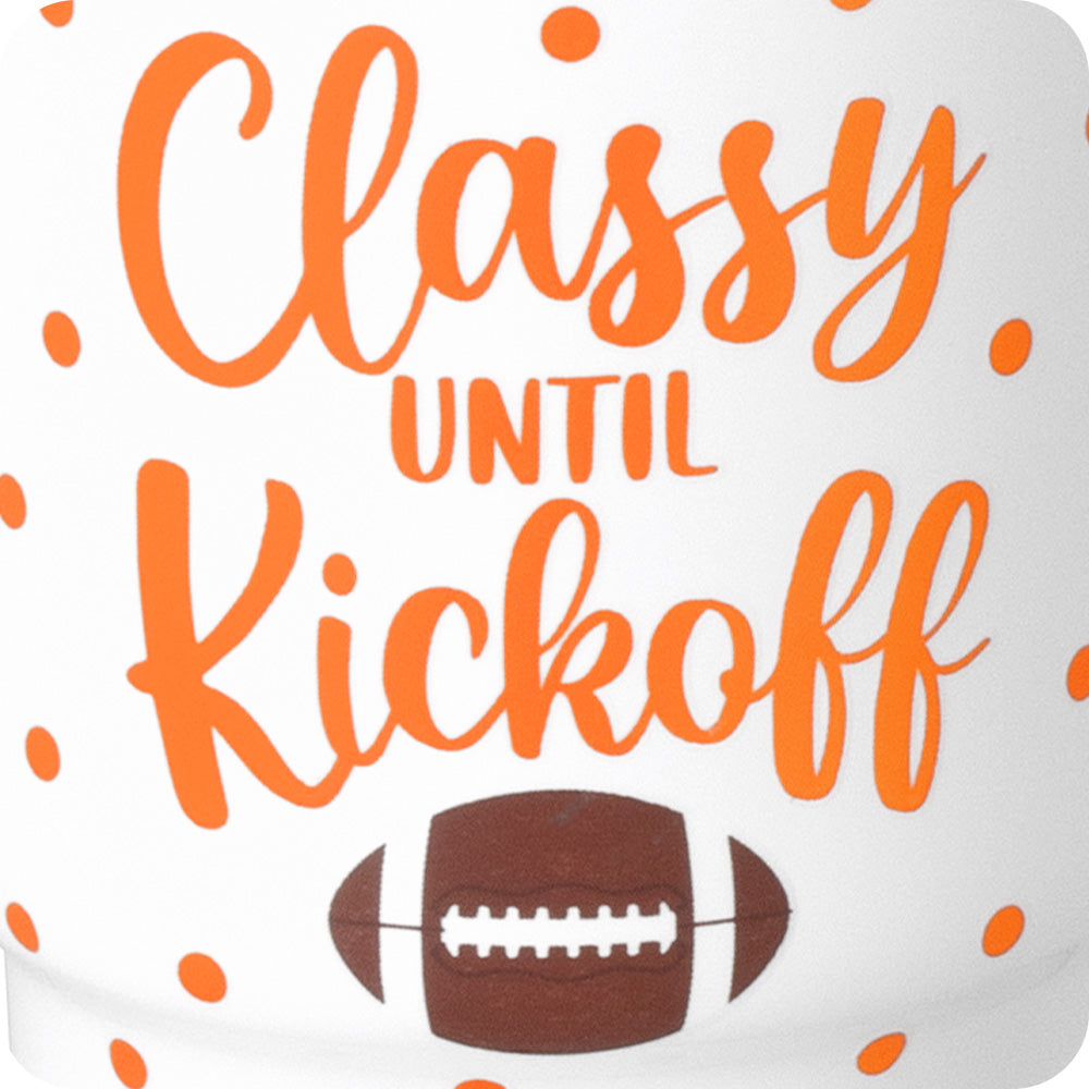 Classy 'Til Kickoff Orange Swig Shot 2oz