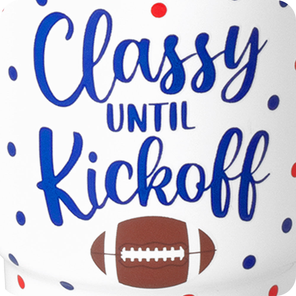 Classy 'Til Kickoff Royal + Red Swig Shot 2oz