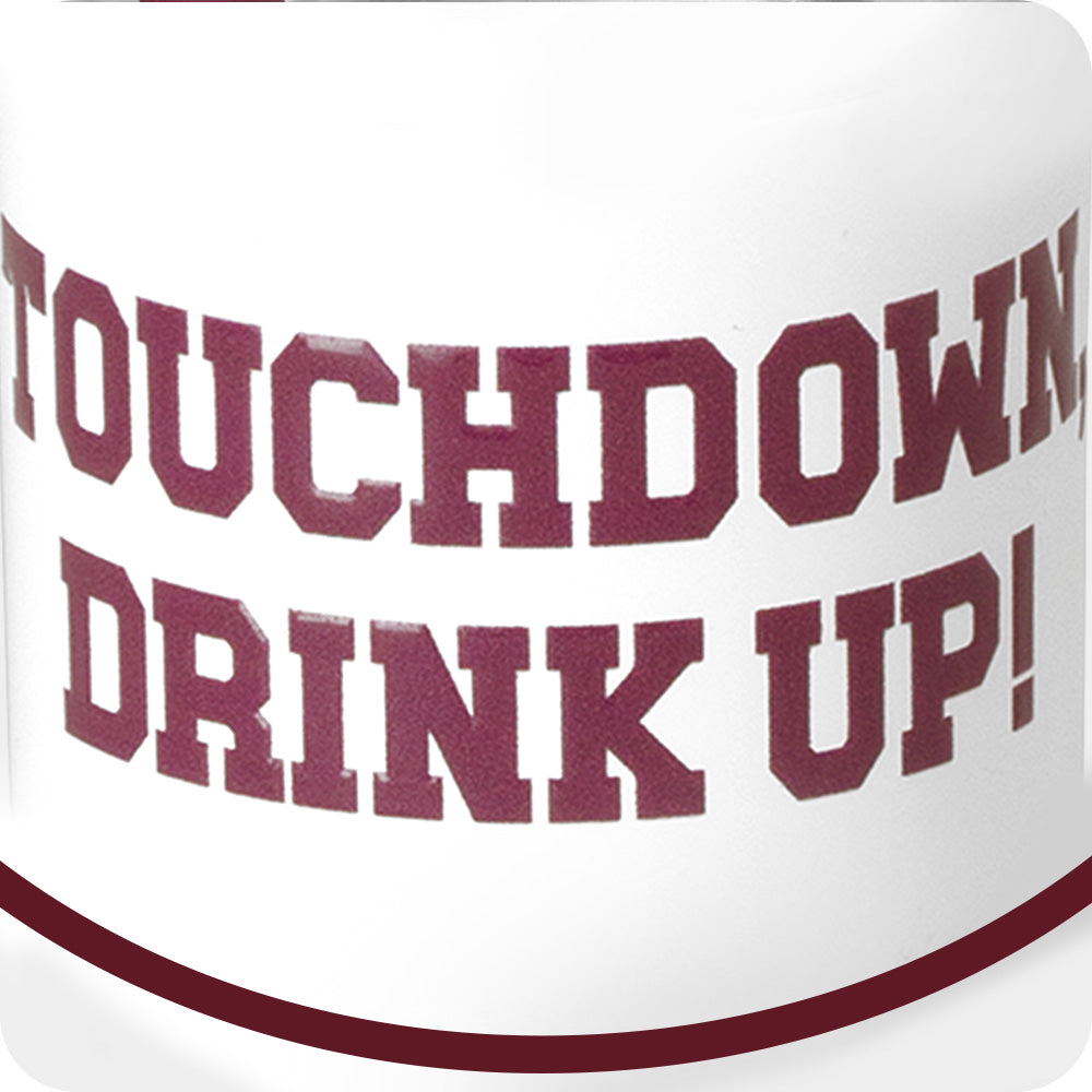 Touchdown Maroon Swig Shot 2oz