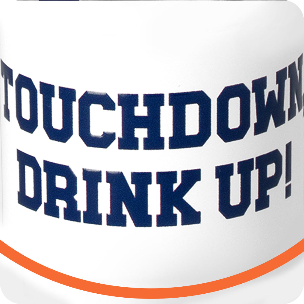 Touchdown Navy + Orange Swig Shot 2oz