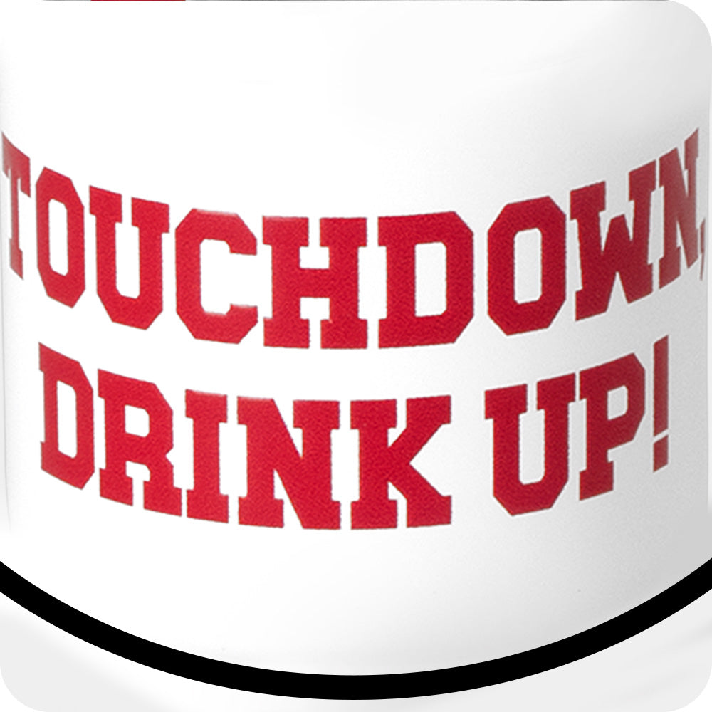 Touchdown Red + Black Swig Shot 2oz
