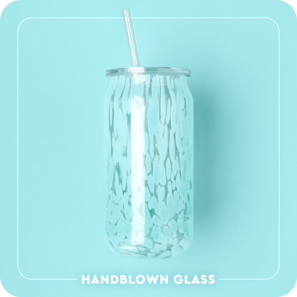 Ghost Charm Soda Glass 16oz