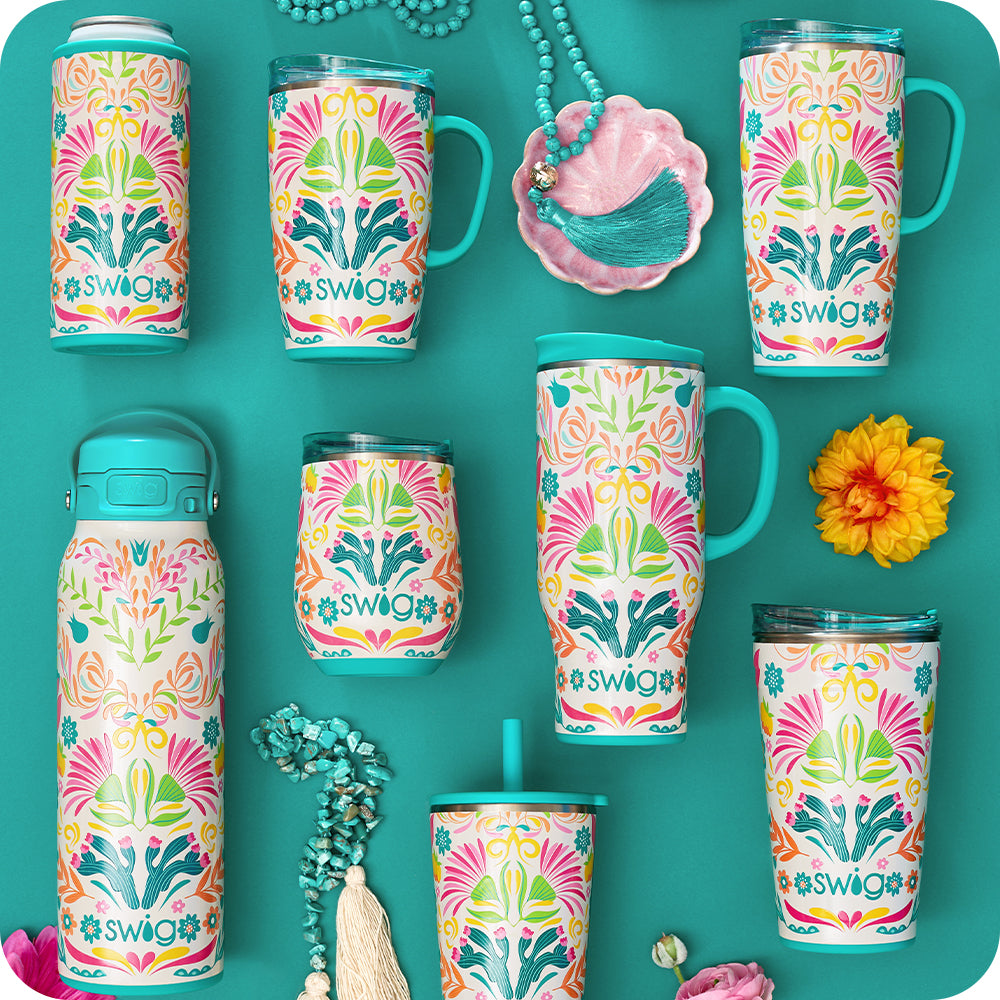 Baja Bloom Skinny Can Cooler 12oz
