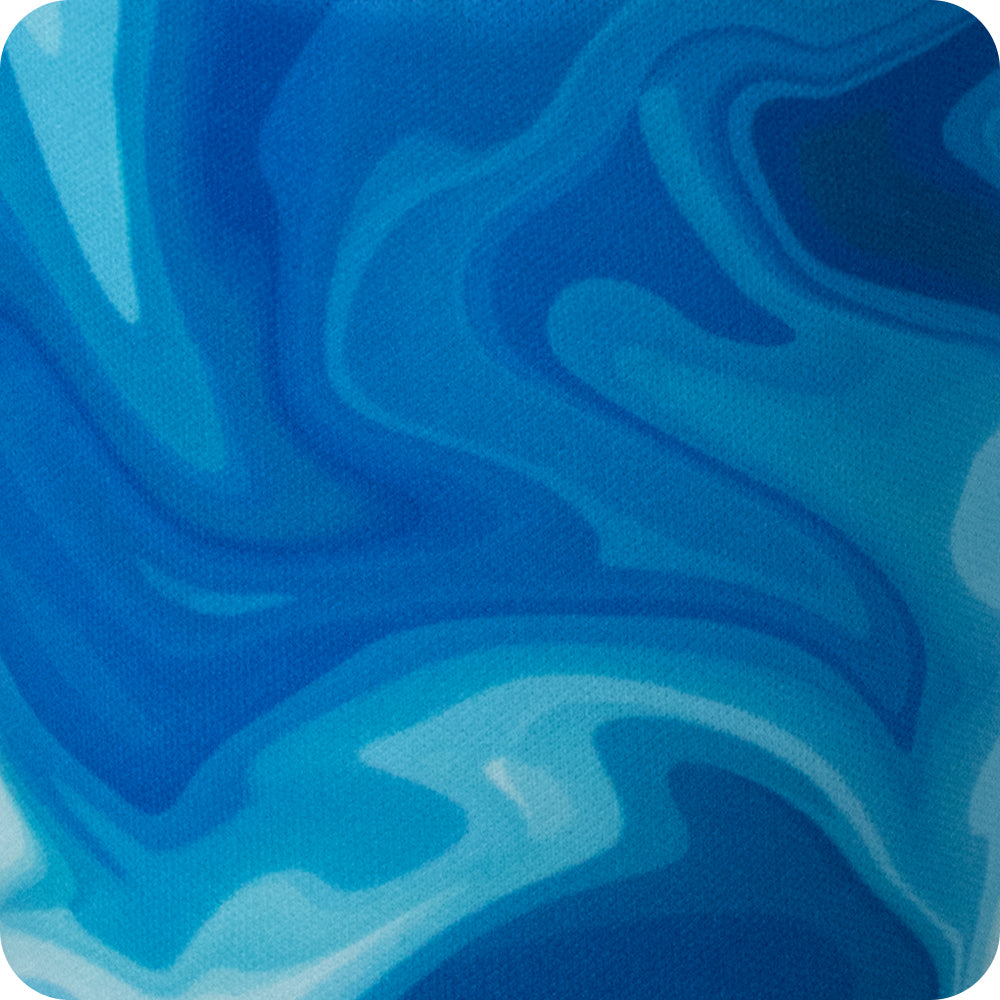 Swig Life Blue Lagoon Neoprene pattern close-up detail