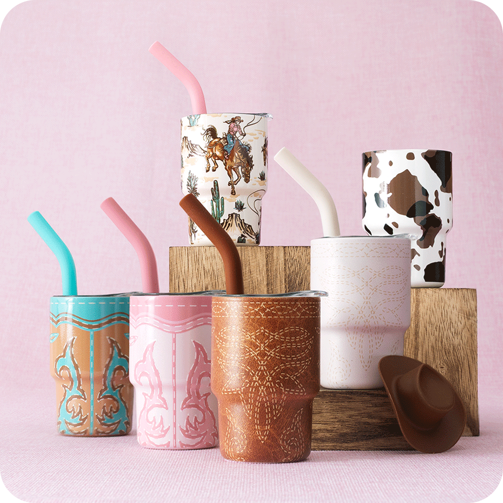 Boot Scootin' Pink Swig Shot 2oz