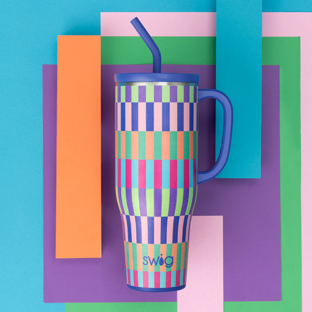 Brite Stripe Mega Mug 40oz