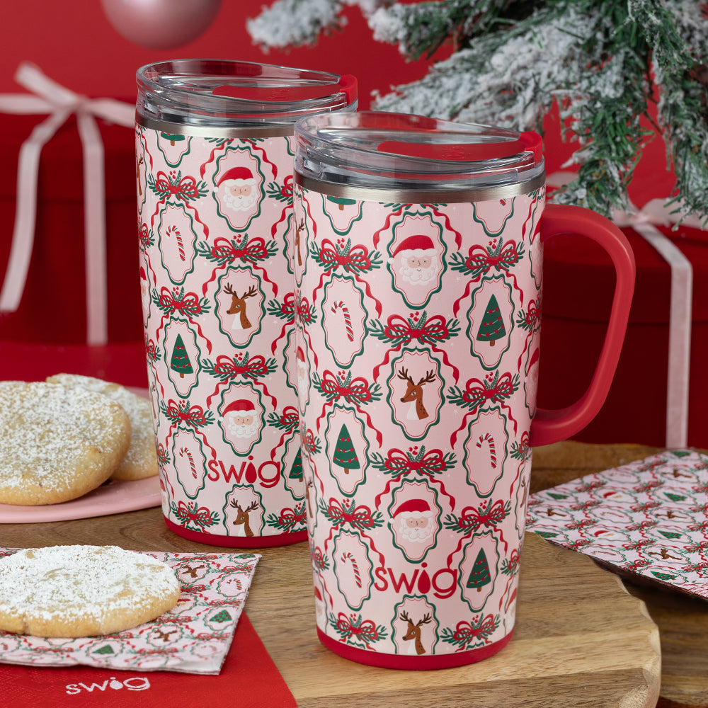 Christmas Cameos Travel Mug 22oz
