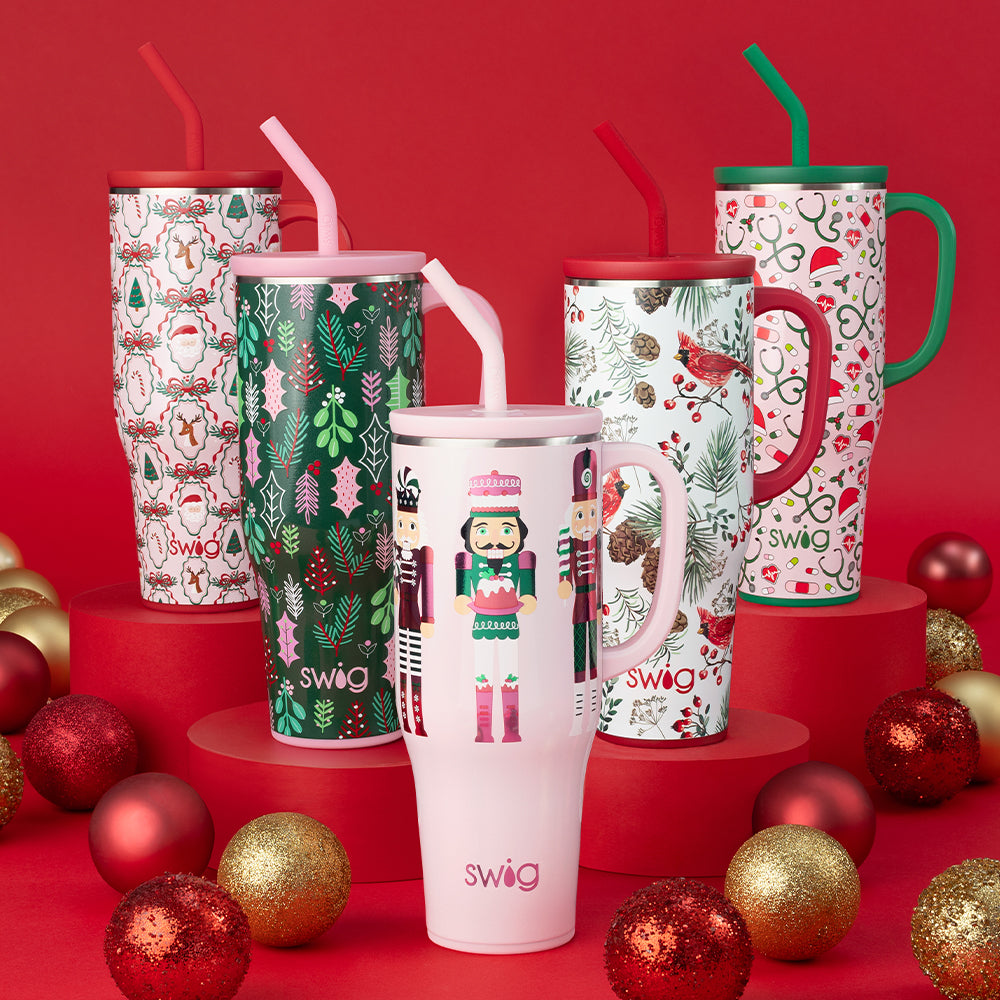 Christmas Cameos Mega Mug 40oz