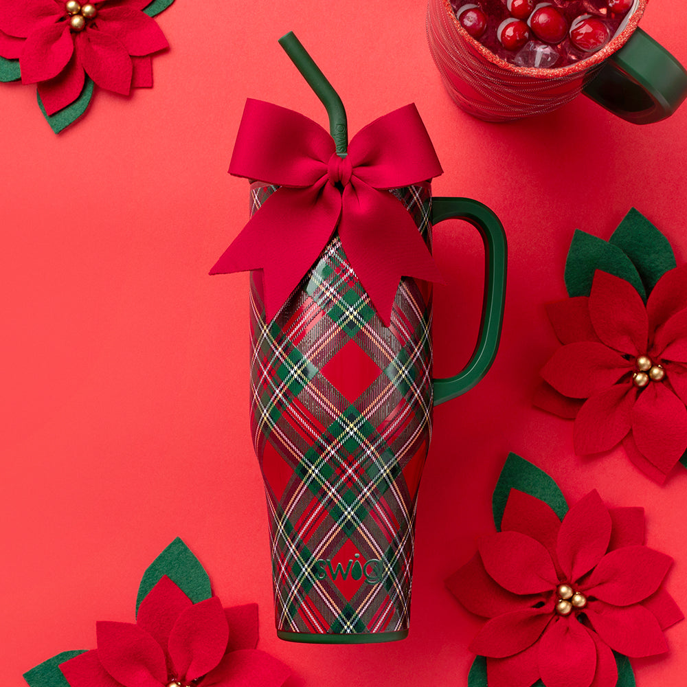 Christmas Plaid Mega Mug 40oz