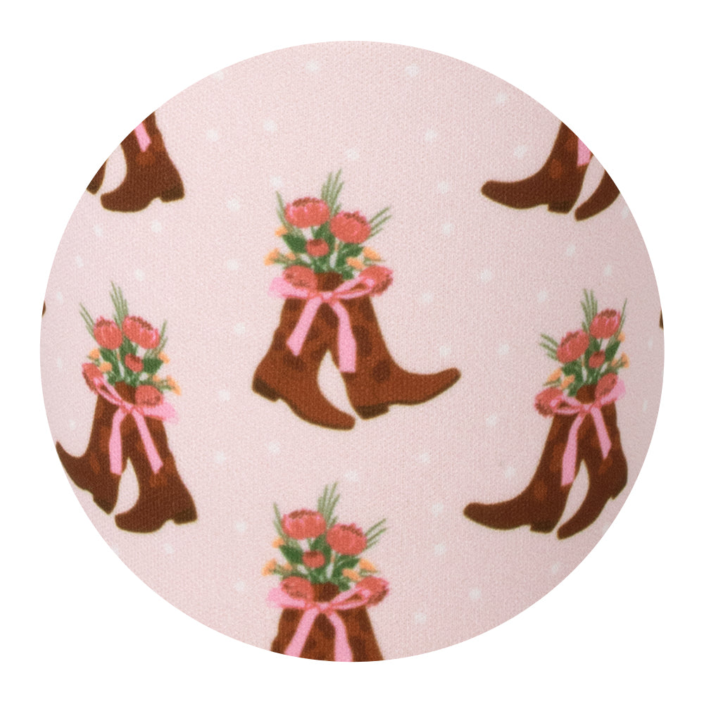 Swig Life Cowgirl Coquette Neoprene pattern close-up detail