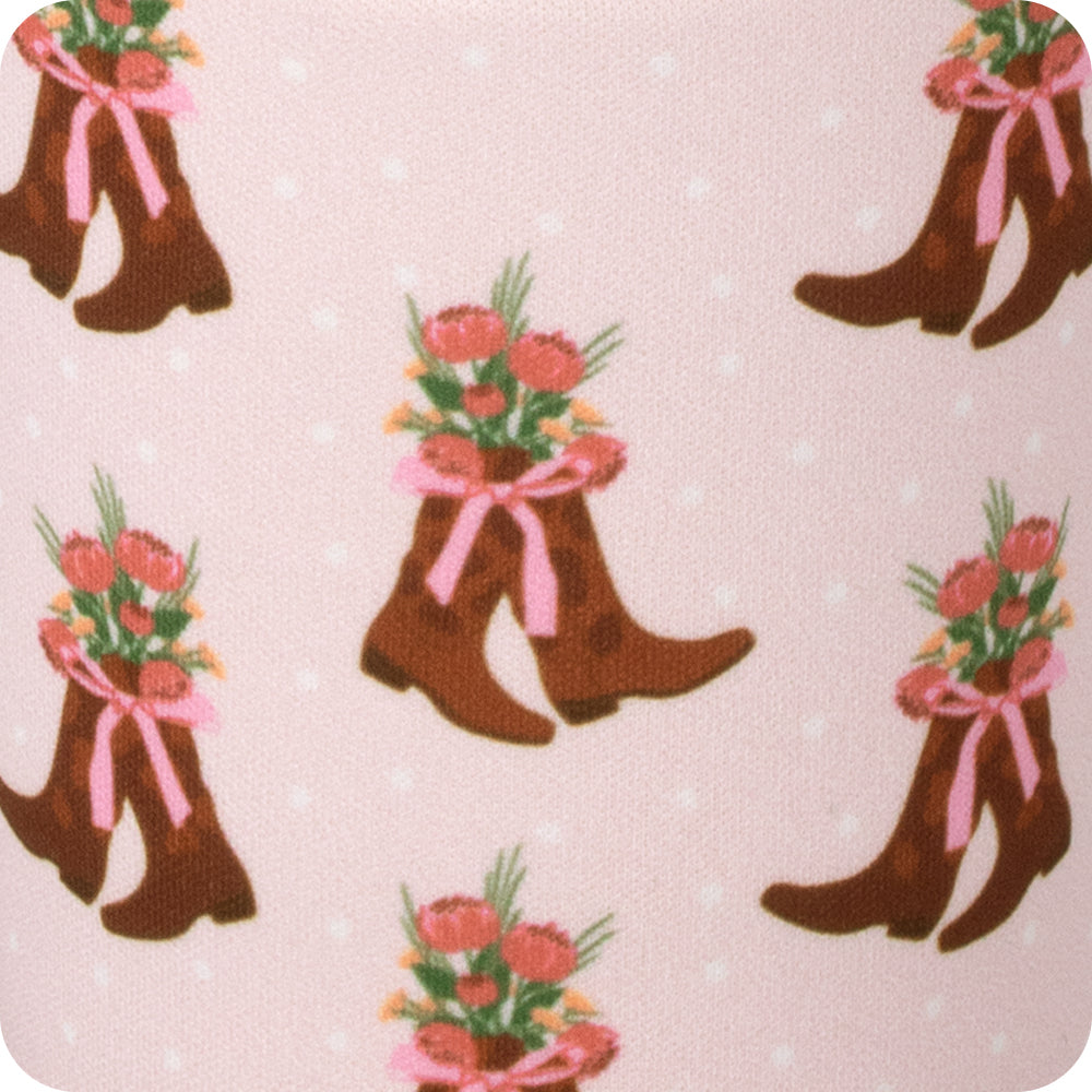 Swig Life Cowgirl Coquette Neoprene pattern close-up detail