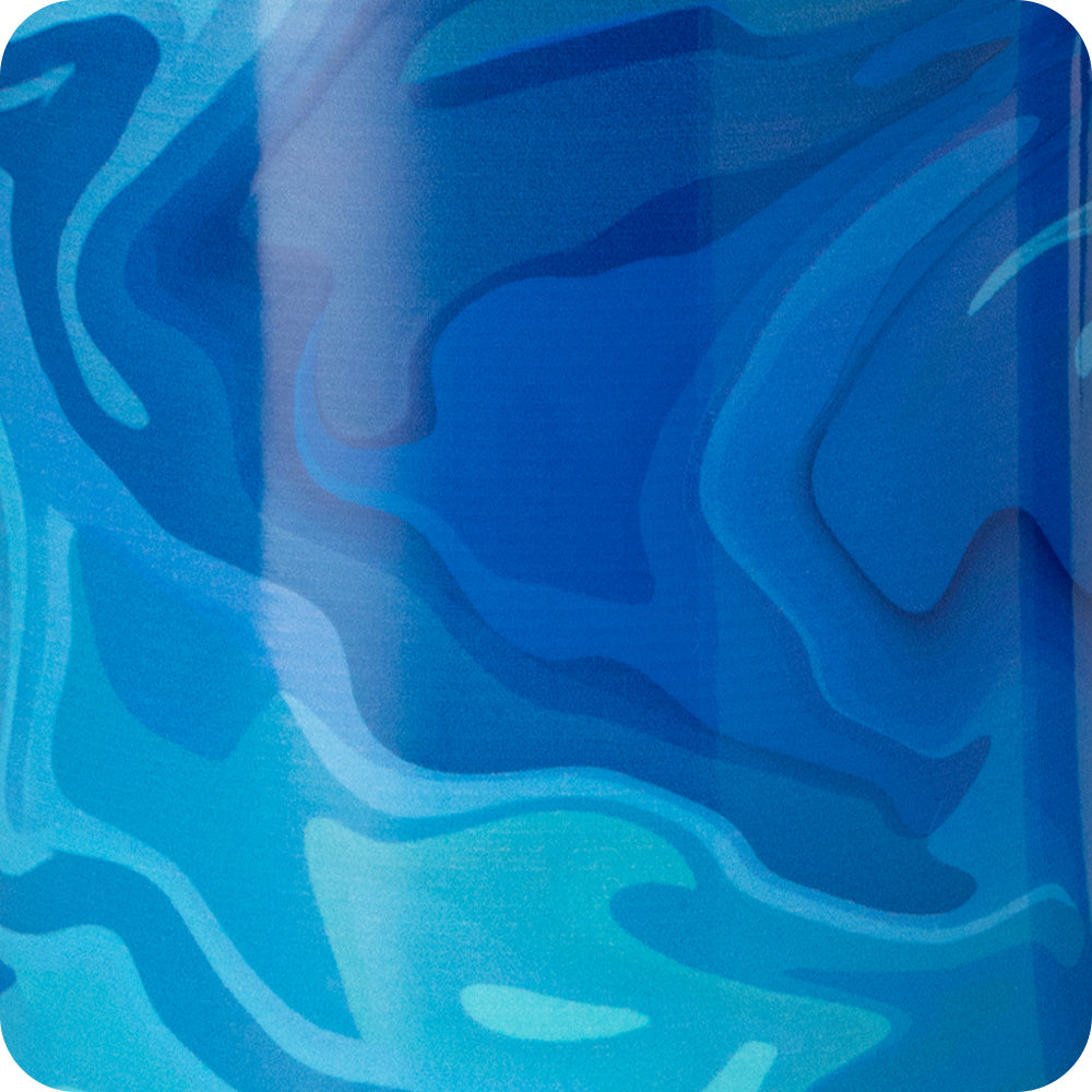 Swig Life Blue Lagoon print pattern close-up detail