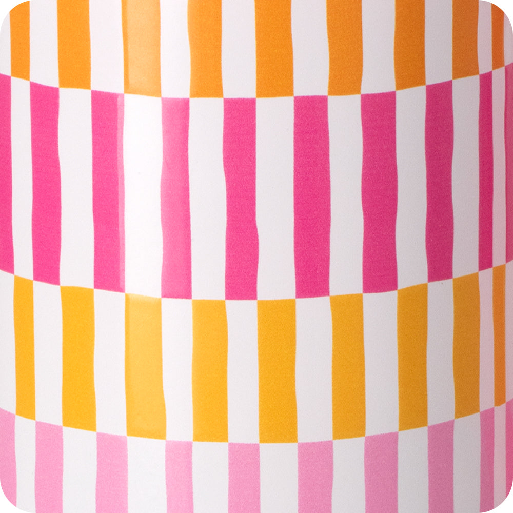 Swig Life Sherbet Stripe print pattern close-up detail