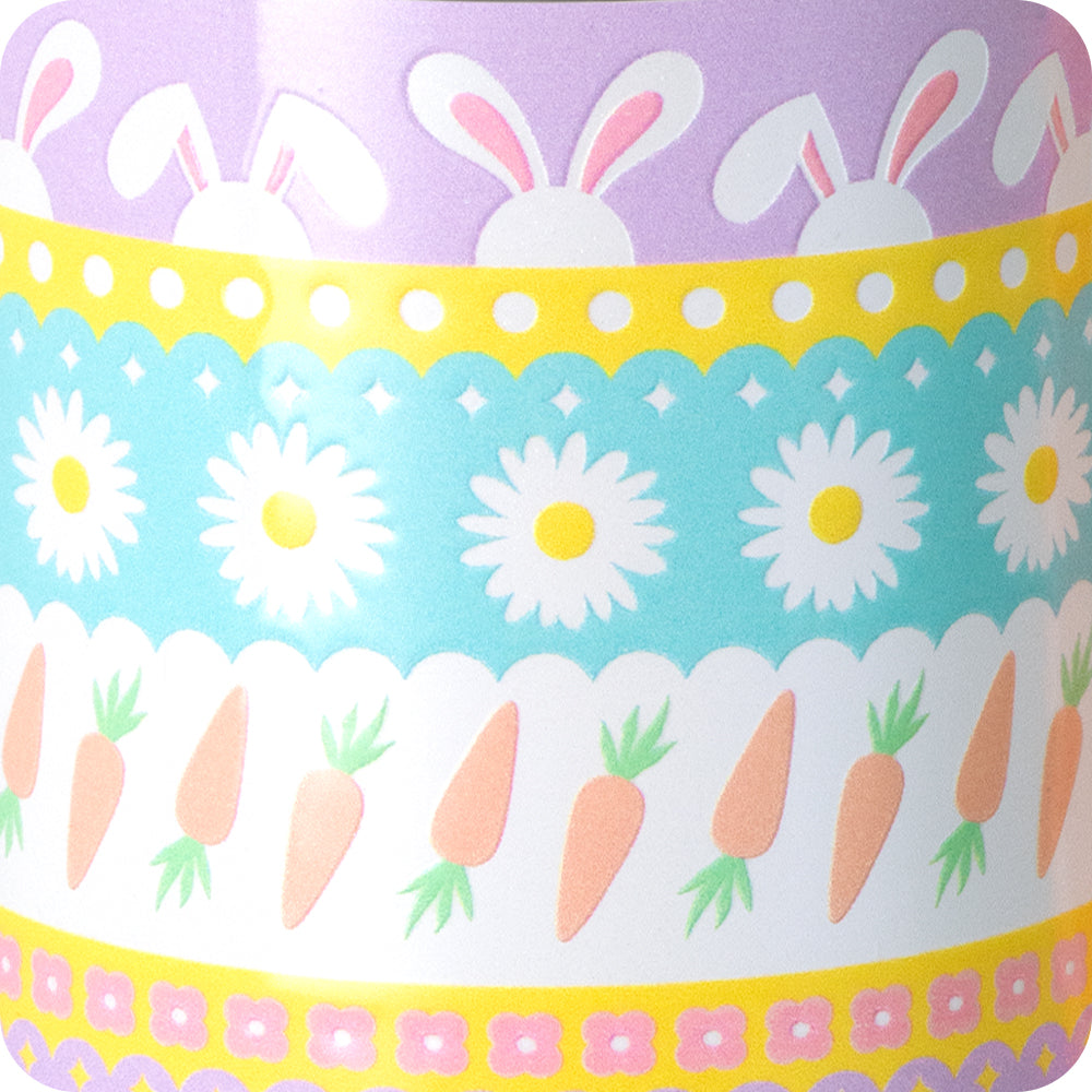 Swig Life Bunny Trail print pattern close-up detail