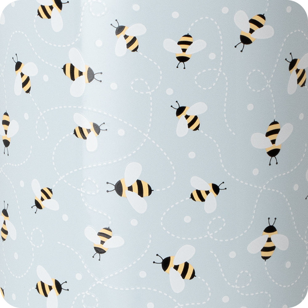 Swig Life Busy Bee print pattern close-up detail
