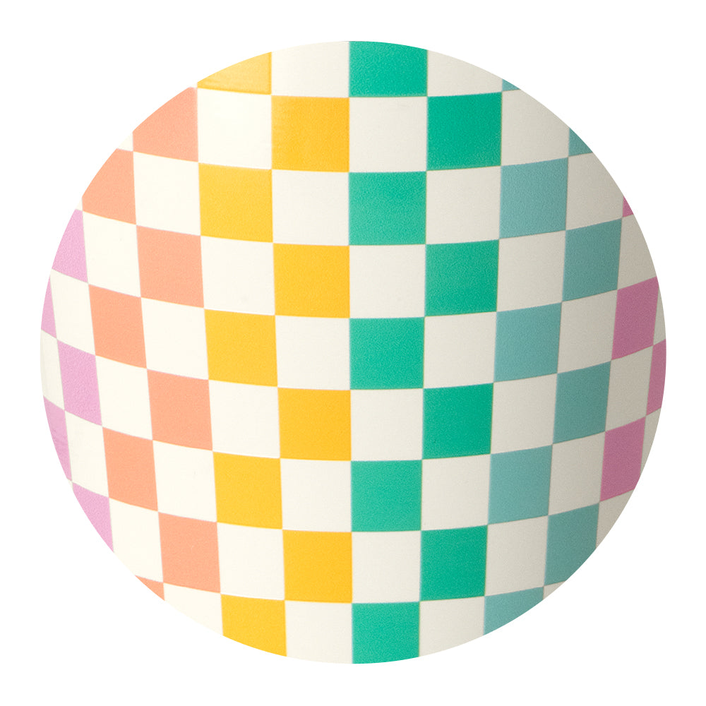 Swig Life Check Mate print pattern close-up detail