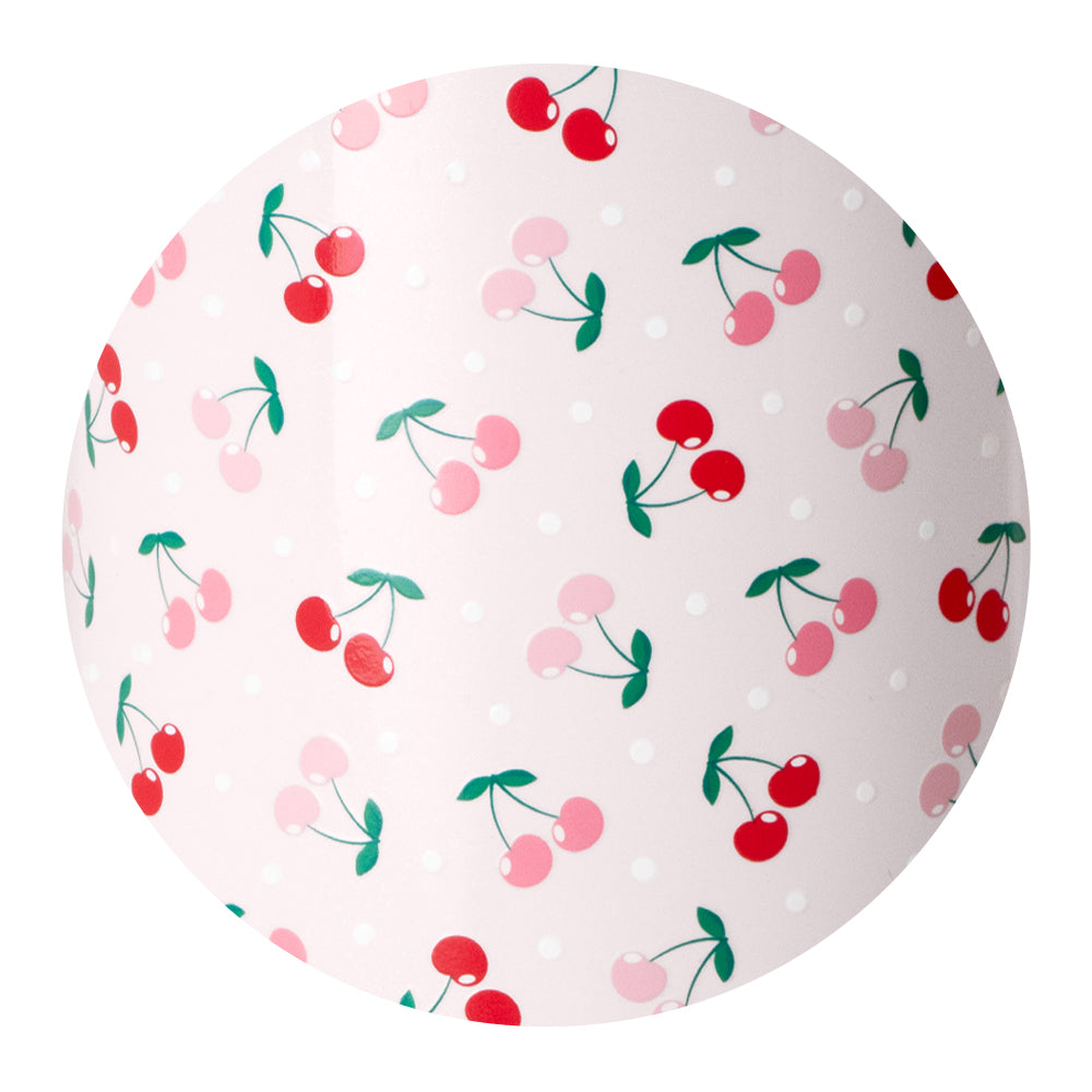 Swig Life Cherry Pie print pattern close-up detail