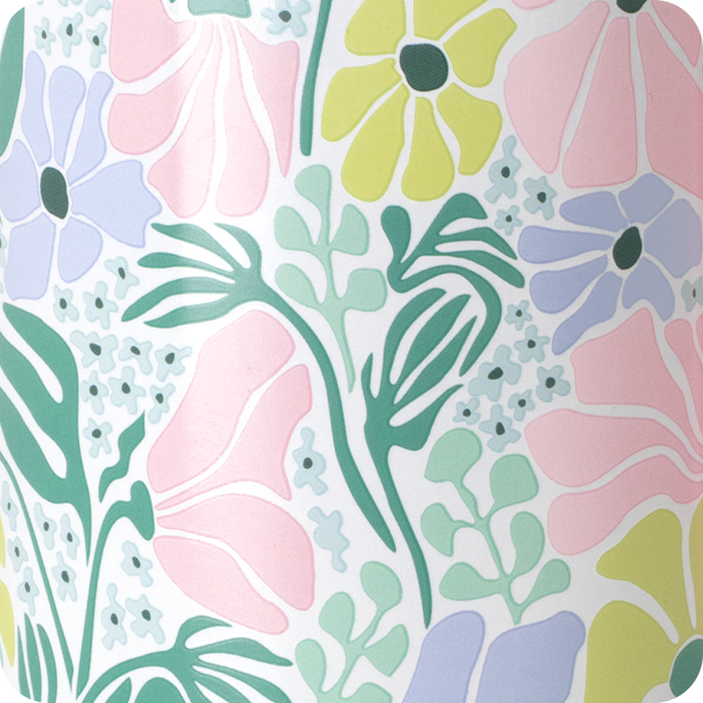 Swig Life Garden Party print pattern close-up detail