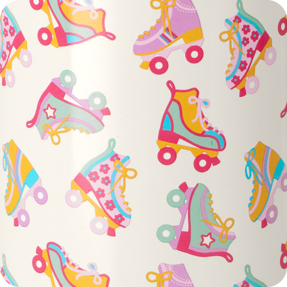 Swig Life Roller Rink print pattern close-up detail