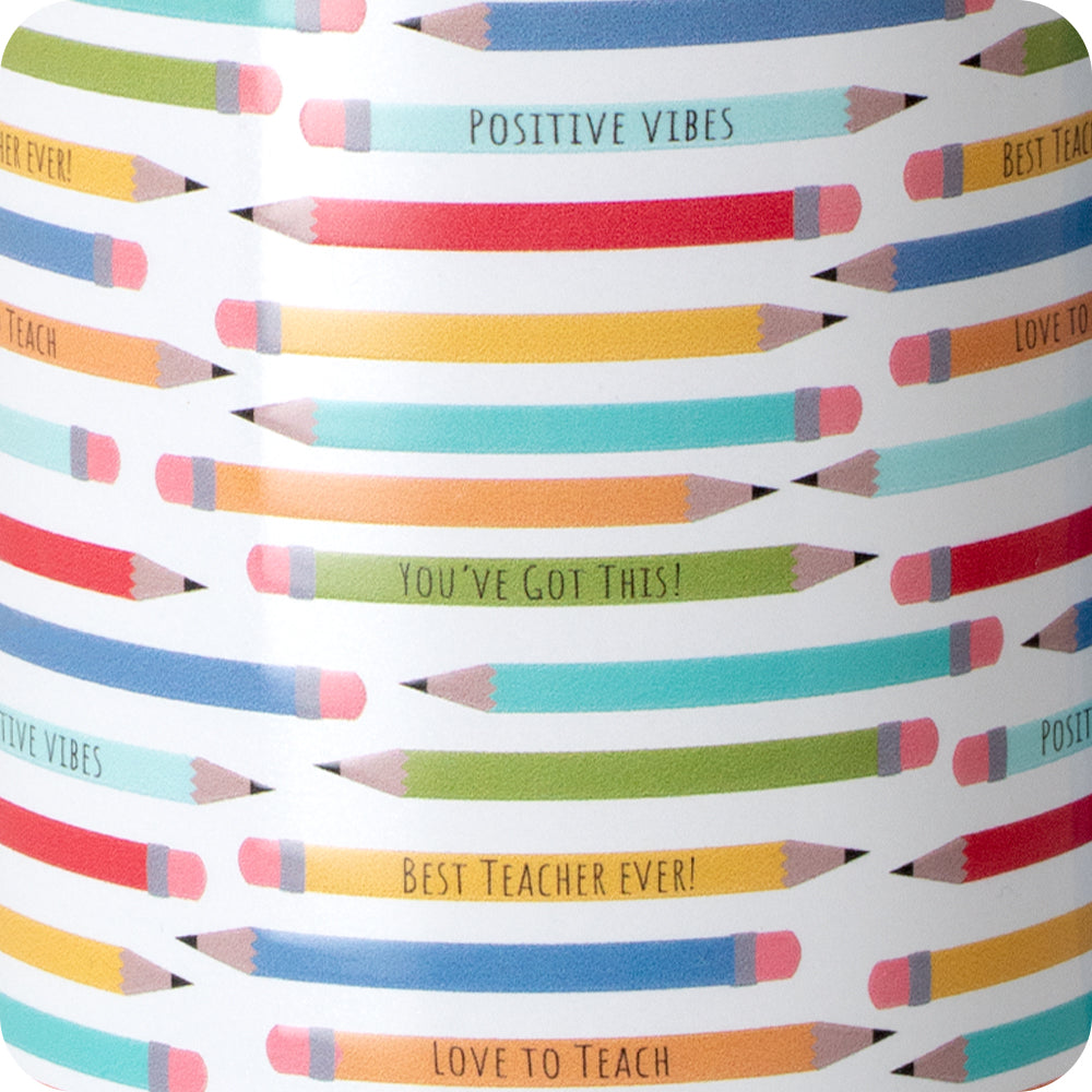 Swig Life Teacher Life print pattern close-up detail