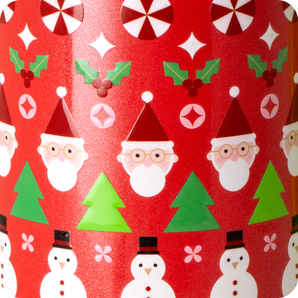 Swig Life Christmas Crew print pattern close-up detail