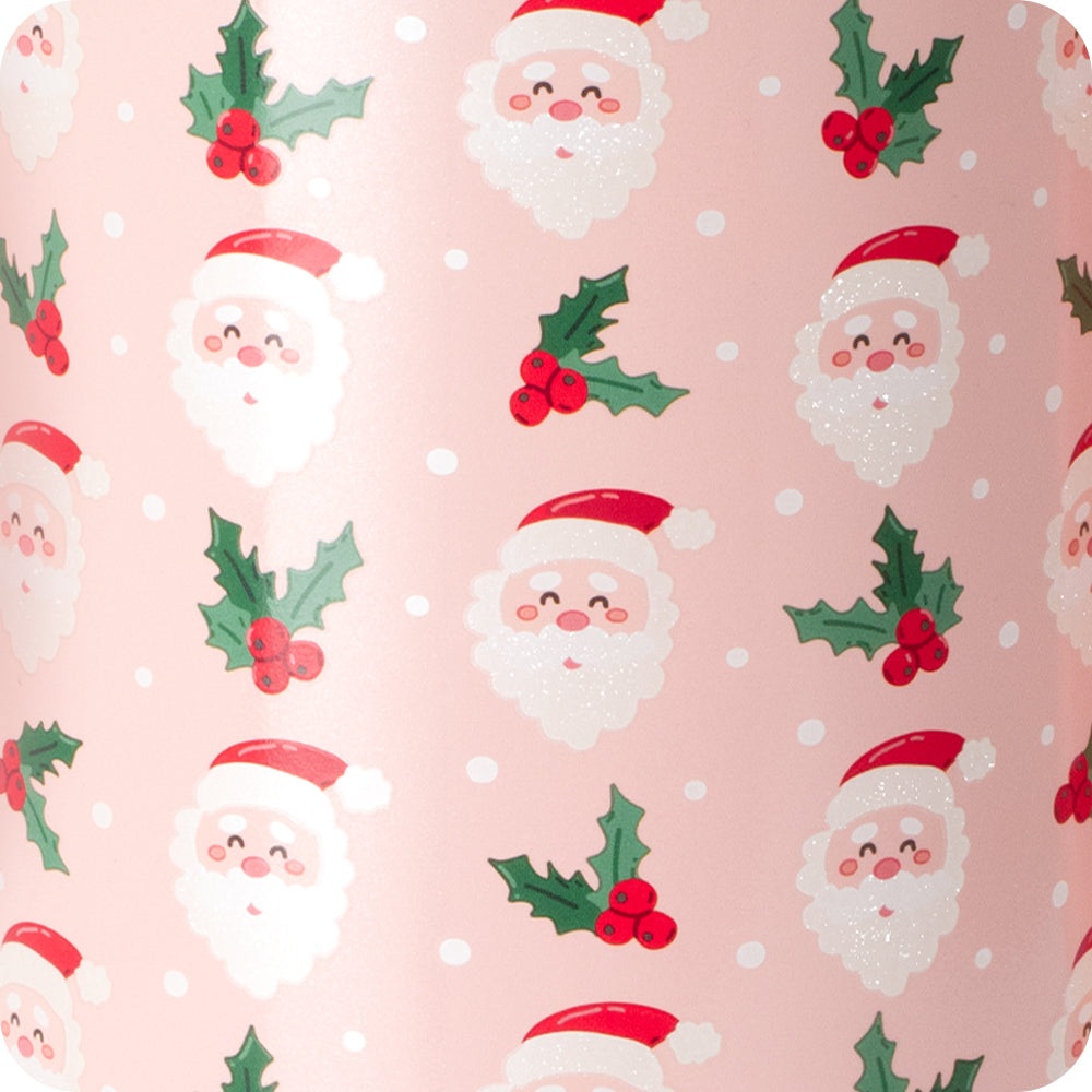 Swig Life Holly Jolly print pattern close-up detail