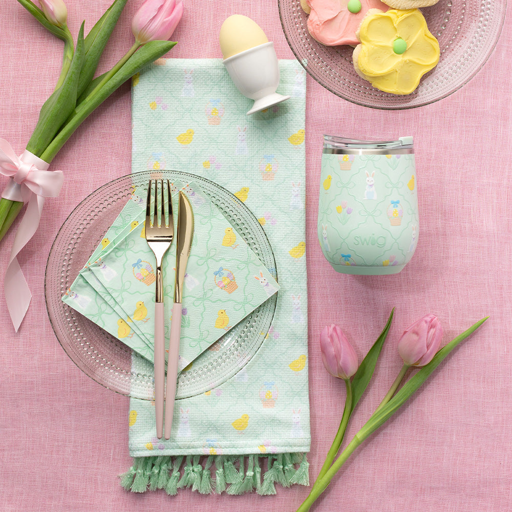 Hoppy Easter Tea Towel