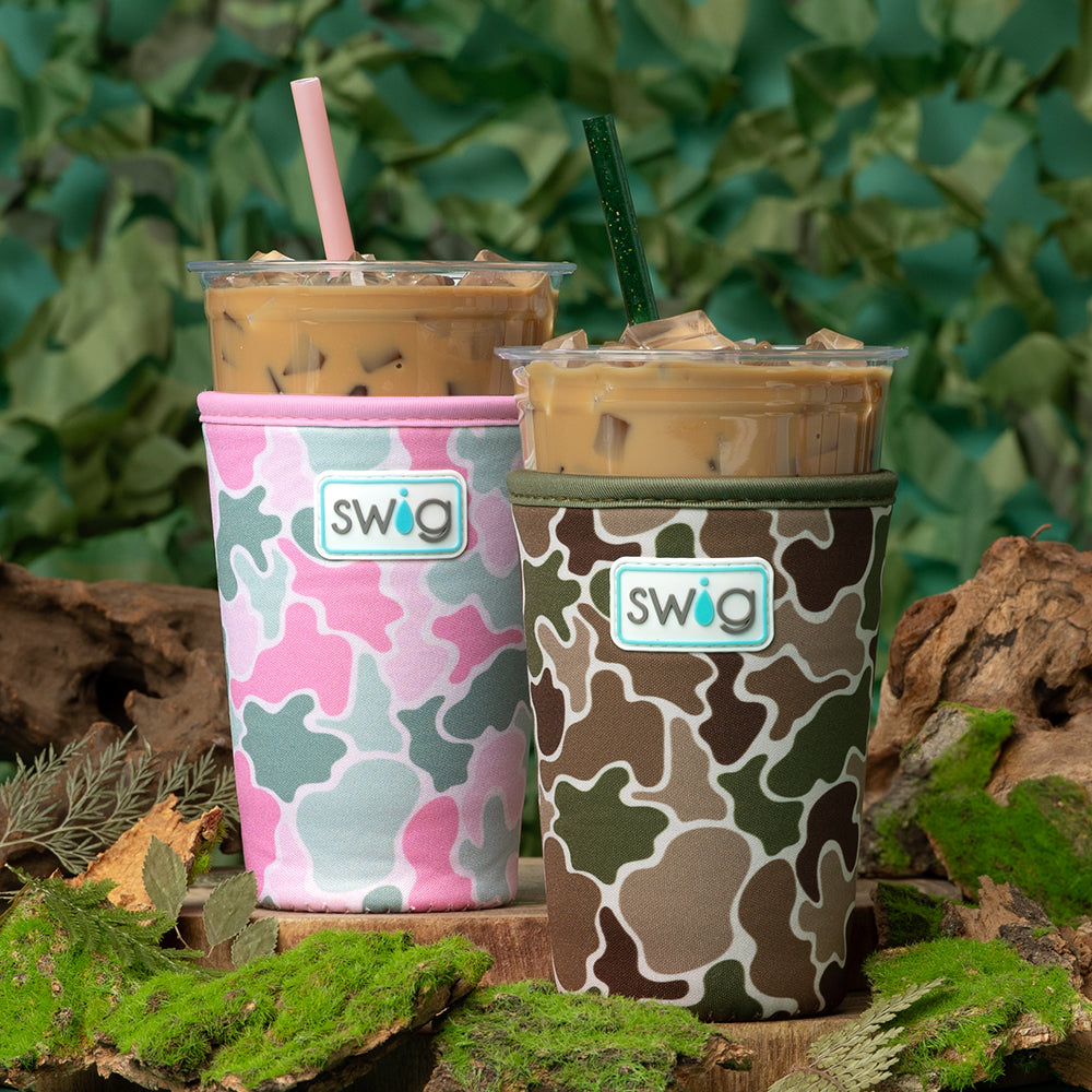 Blushing Camo Medium Iced Cup Coolie