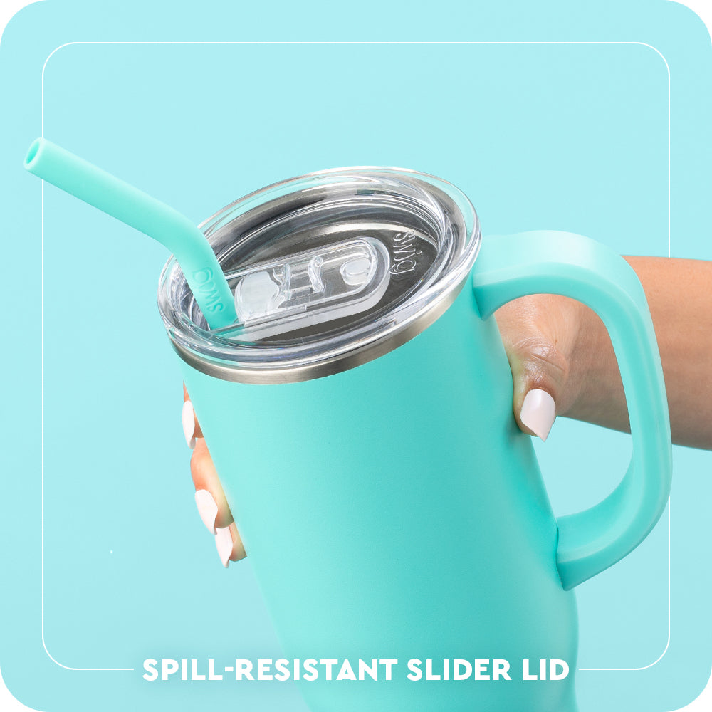 Swig Life 30oz Mega Mug Clear Slider Lid - spill resistant, removable slider lid