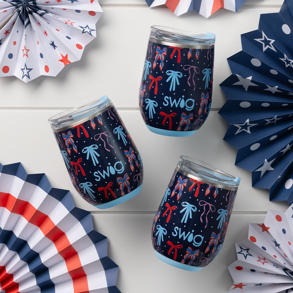 Miss Independence Stemless Wine 12oz