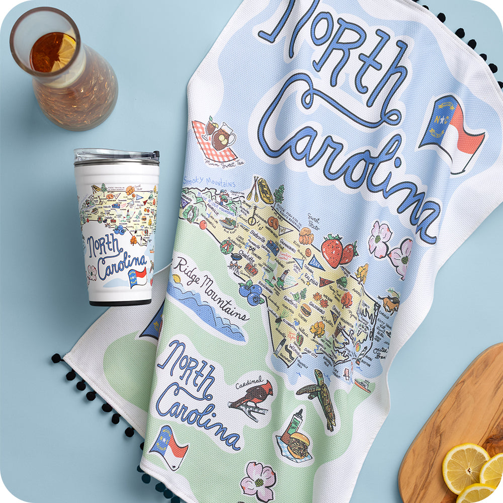 North Carolina Tea Towel