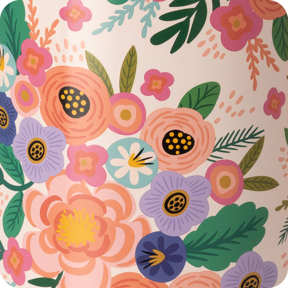Swig Life Full Bloom print pattern close-up detail