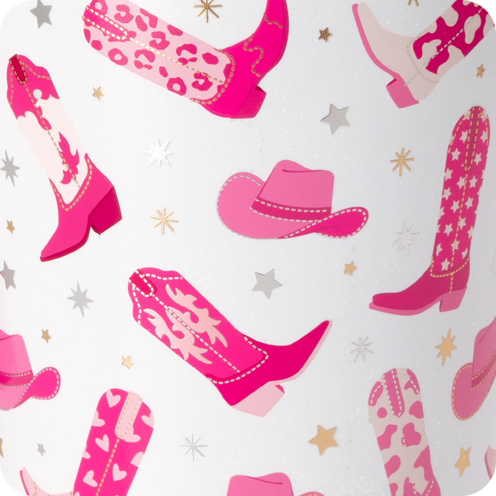 Swig Life Let's Go Girls print pattern close-up detail