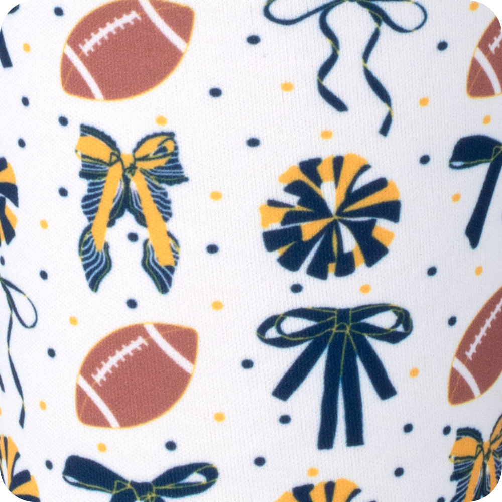 We've Got Spirit Navy + Yellow Medium Iced Cup Coolie