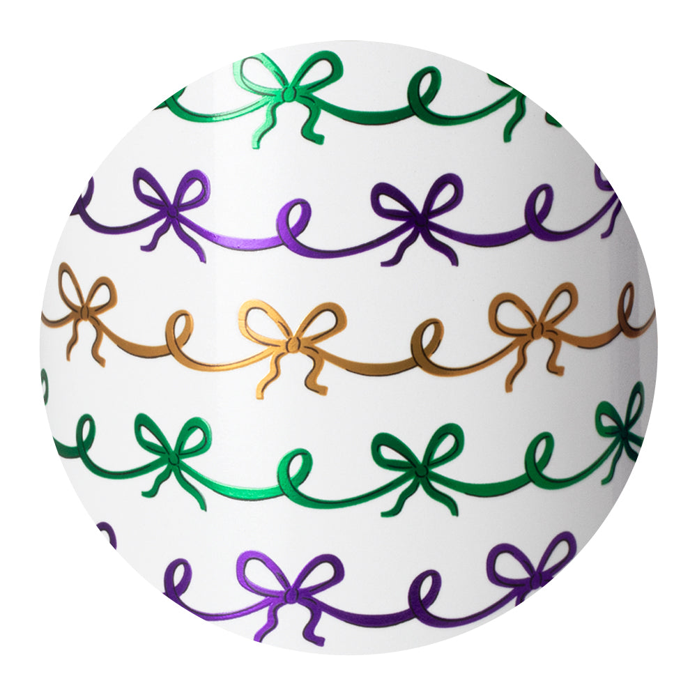 Mardi Gras Bows Mega Mug 40oz