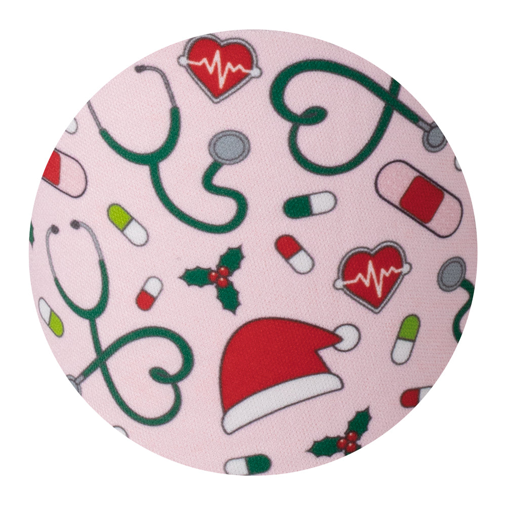 Santa's Scrubs Medium Iced Cup Coolie