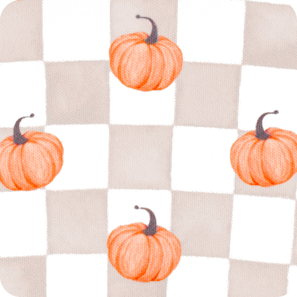 Pumpkin Check Large Iced Cup Coolie